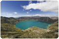 Reisen in Ecuador: Quilotoa Kratersee